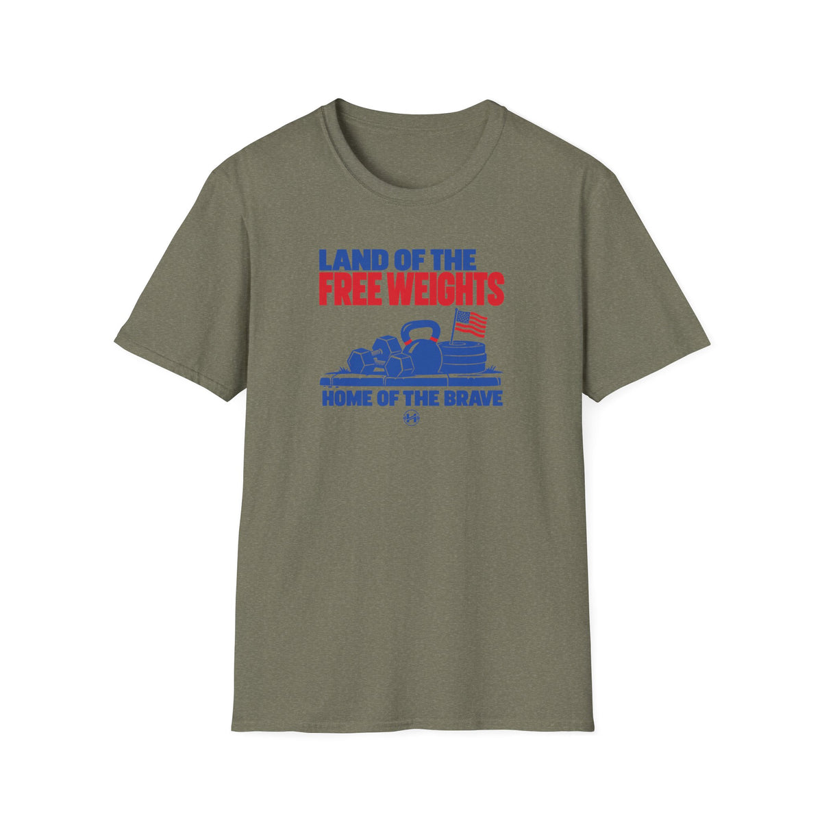 Land Of The Free Weights T-Shirt