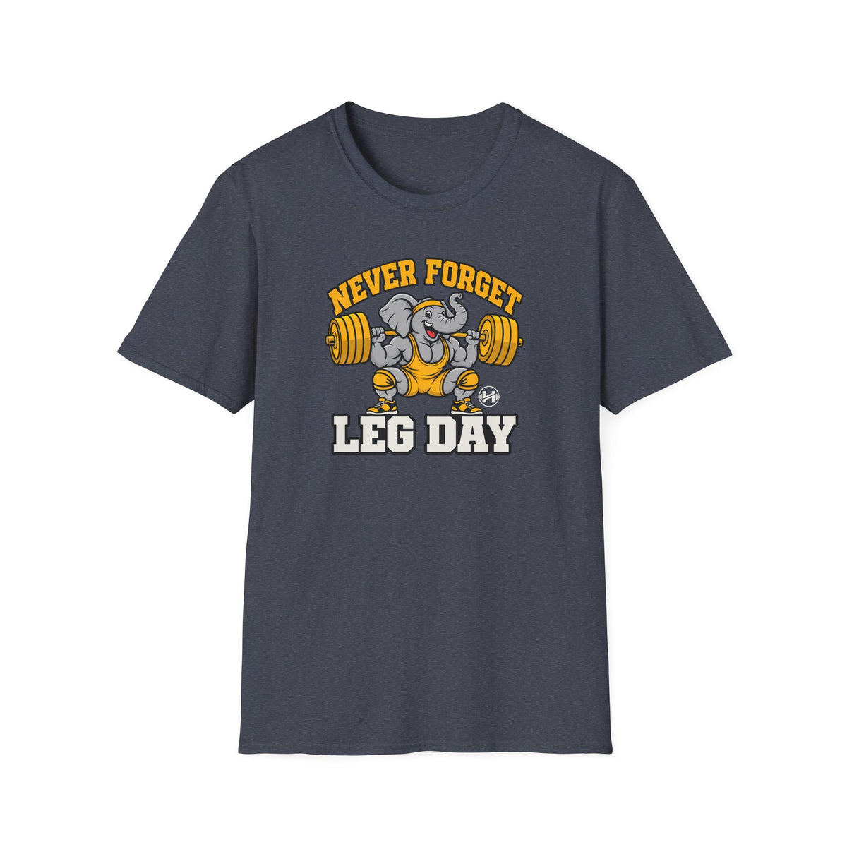 Elephant Never Forget Leg Day T-Shirt