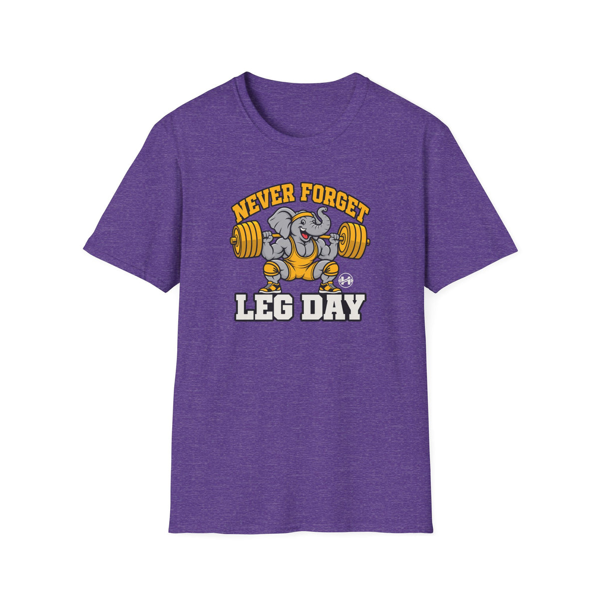 Elephant Never Forget Leg Day T-Shirt