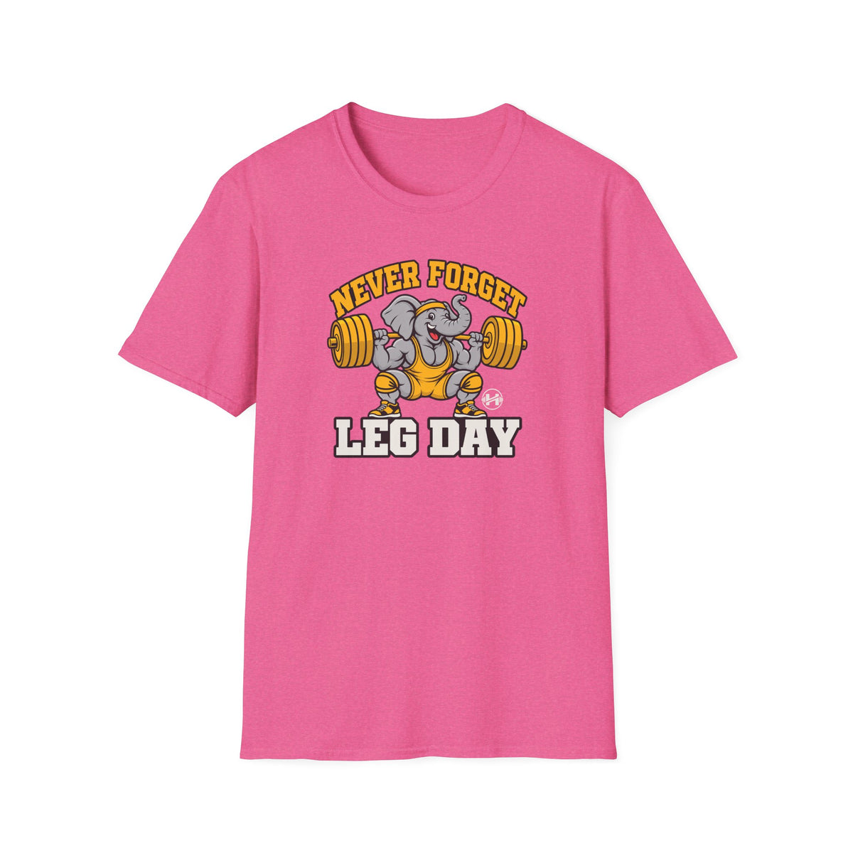 Elephant Never Forget Leg Day T-Shirt