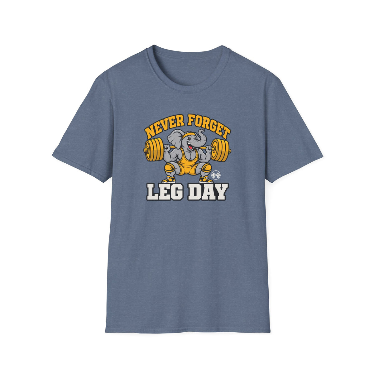 Elephant Never Forget Leg Day T-Shirt